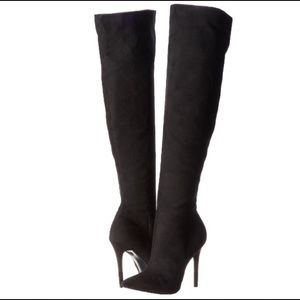 Over the Knee Faux Suede Boots